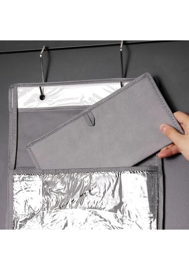 Hightower Gri 4 Bölmeli Asılı Çok Katmanlı Oyuncak Ve Organizatör Çantası Diğer