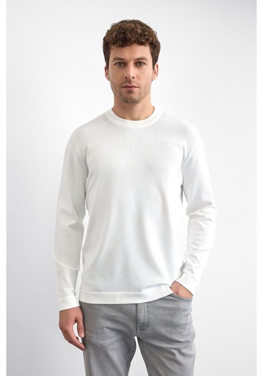 Back & Bond Erkek Triko B35w40043 117 Ekru Ekru