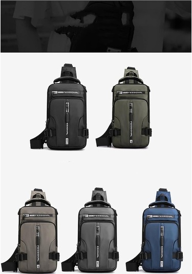 Createtech Yeşil Usb Su Sırt Çantası, Nylon, Geçirmez, Çok Amaçlı, Geniş Kapasiteli Yeşil