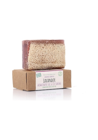 Dionesse El Yapımı Doğal Kabak Lifli Lavanta Sabunu 110 G
