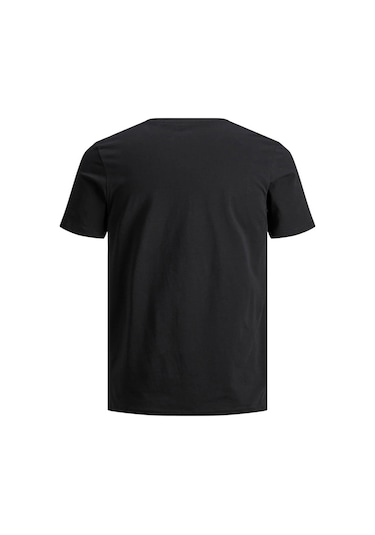 Jack & Jones Jack Jones Erkek Bisiklet Yaka Tişört 12156101 Siyah