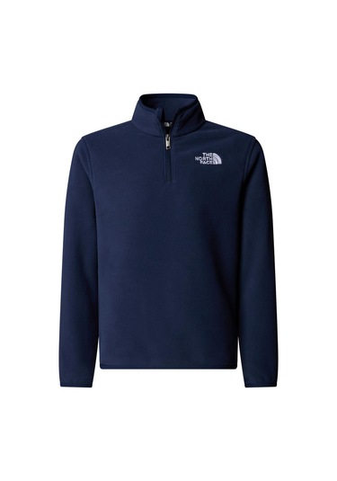 The North Face Teen Glacıer 1/4 Zıp Pullover Genç Ceketi Nf0a8cvg8k21 Lacivert
