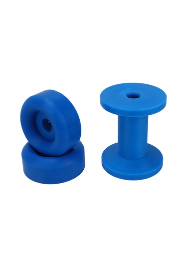 Yunboo Gemi Tırnak Tekerleği - Mavi Pvc Malzeme - Kayık Tırnak Merkezleyici Ve Kılavuz Rulmanı 3 Adet