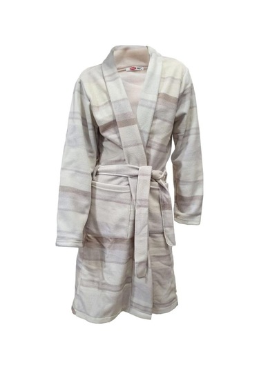 Ciciten 23c14 Cepli Kalın Kışlık Uzun Polar Bayan Sabahlık 001