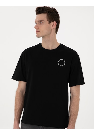 Pierre Cardin Erkek Siyah Tişört 50310076-vr046 Siyah