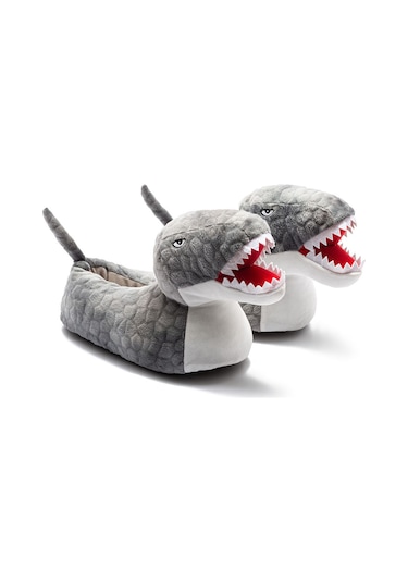 Twigy Tıreks EE0565 Çocuk Hayvanlı Panduf Gri 31/38 Gri