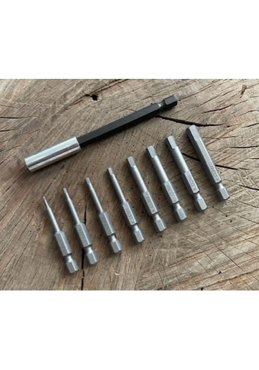 Rico Mıknatıslı Alyan Seti 15cm Bits Uzatma Alyan Uç Takımı 1,5mm 9pcs