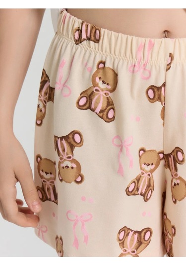 Mark Formelle Pamuklu Çocuk Pijama Takımı Şortlu 420753618 Beyaz