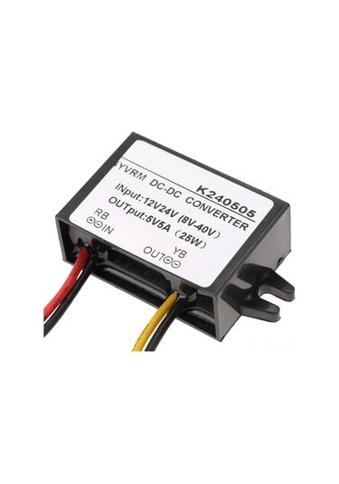 Gajeena 5v 5a Dc-dc Düşürme Güç Modülü, 8-40v Girişli, Su Geçirmez, Ateş Direnci, Aşırı Gerilim/koruma, Araç Led Ekranı Ve Diğer Cihazlar İçin