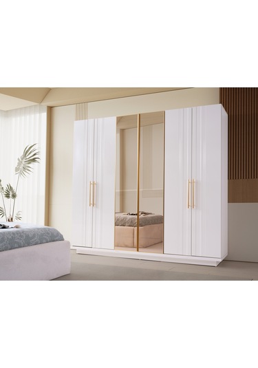 Montana 6 Kapaklı Gardırop %100 Mdf