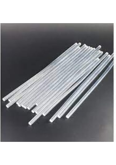 Stein İnce Şeffaf Sıcak Silikon Mum Silikon 30 Adet