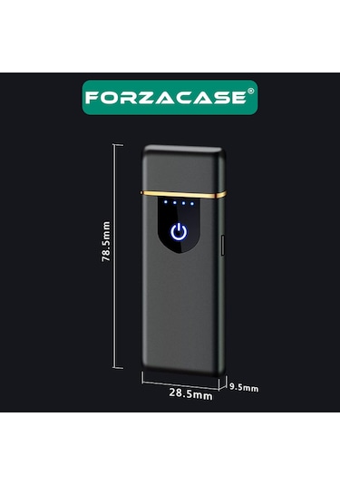 Metal Usb Şarjlı Alevsiz Elektronik Tesla Çakmak Hediye - Fc375