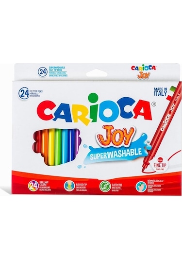 Carioca Joy Yıkanabilir Keçeli Kalem 24'Lü