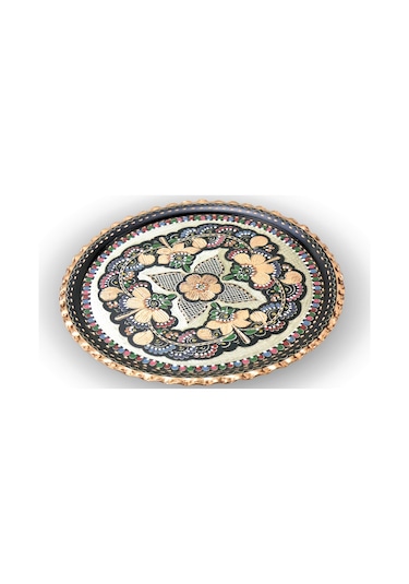 Gül Çiçek Bakır Mırra Kahve Takımı