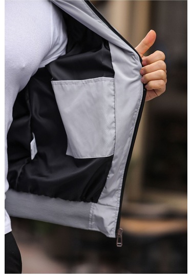 Erkek Süet Kolej Ceket A Gri Bndk