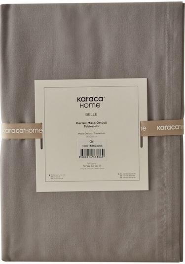Karaca Home Belle Dertsiz Masa Örtüsü Gri