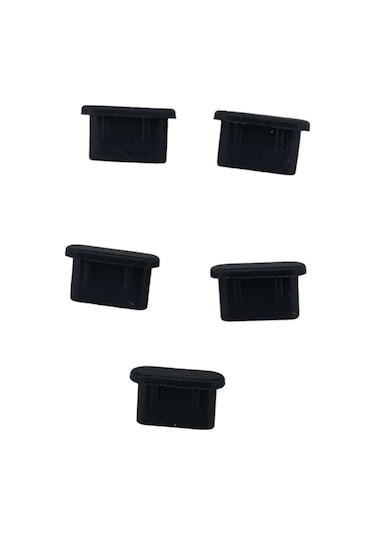 Emrebilisim Type-c Telefonlara Uyumlu Toz Ve Kir Önleyici Şarj Soketi Koruyucu Tıpa Slikon 5 Adet Tüm Type-c