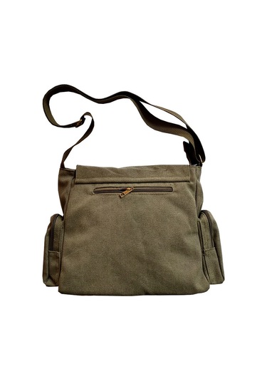 Moveevo Sevimli Baskılı Kanvas Çanta - Büyük Boy, Fermuarlı Ve Yan Cepleriyle Pratik Çok Renkli