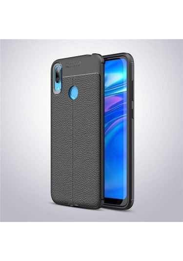 Huawei Y7 Prime 2019 Kilif Deri Tarzi Niss Silikon Case 357682757
