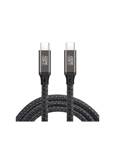 Mobilefix Siyah Qg02 Type-c To Type-c Pd3.1 Data Kablosu 240w 480mbps 1.5 Metre