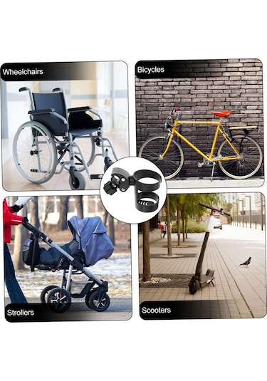 Bisiklet Scooter Bebek Arabası Bisiklet Suluk Termos Şişe Tutacağı Su Matara Kafesi Gidon Kadro Uyumlu