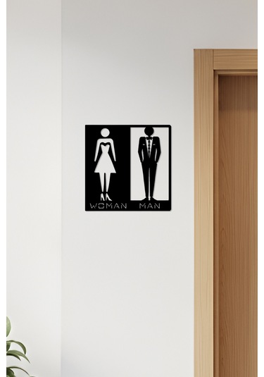 Wc Tabelası, Tuvalet Levhası, Kadın Erkek Tabela, Yönlendirme Levhaları 35