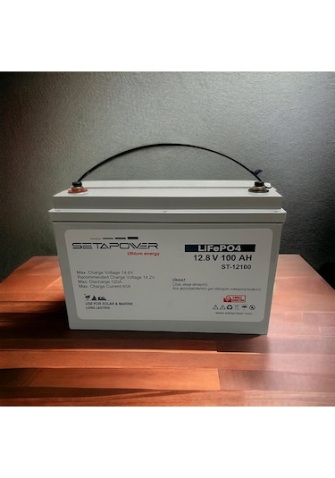 Seta Power Lifepo4 12.8v 100ah Karavan/marine Abs Lityum Akü