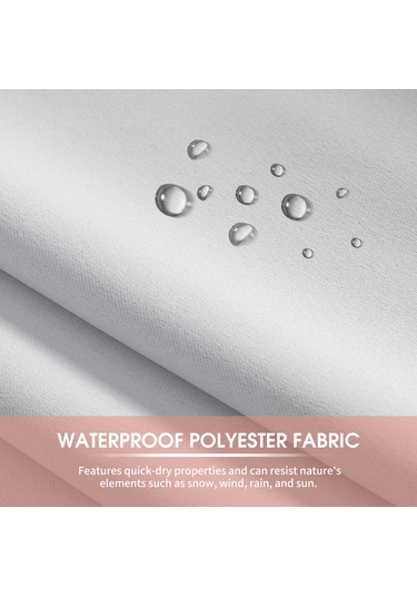 Wezone Su Geçirmez Opak Perde - 132x213cm - İç/dış Mekan Kullanımı İçin