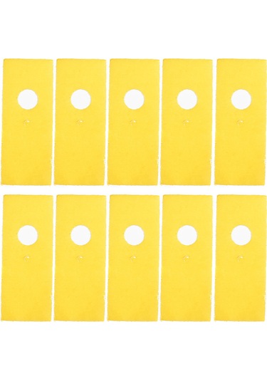 Shineyee 3d Yazıcı Isıtıcı Blok Isı Yalıtım Kiti - Sarı Seramik Fiber Pamuk 50x20x2mm 10 Adet - 300 C'ye Dayanıklı - Cr-10/ender-3 Uyumlu