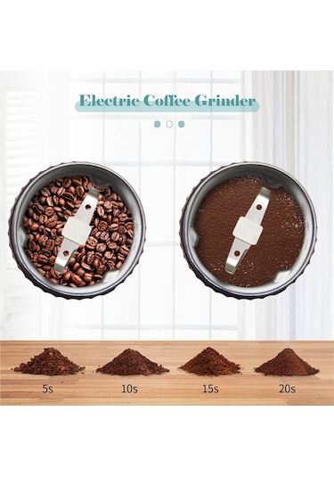 49d4 Elektrikli Kahve Değirmeni Büyük Kapasiteli Paslanmaz Çelik