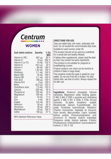 Centrum Women 30 Tablet