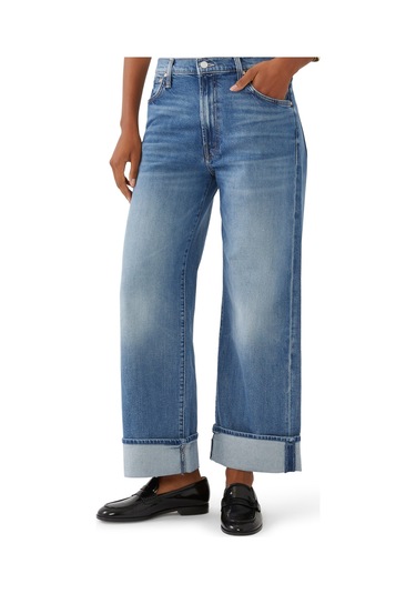 Mother Denim Şık Ve Rahat Kısa Paça Kot Pantolon Mavi