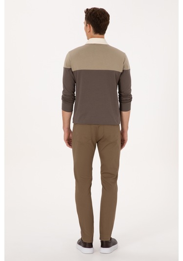 U.s. Polo Assn. Erkek Haki Pantolon Kanvas-chino 50316835-vr027 Haki