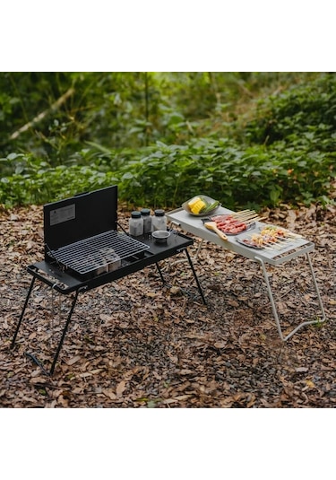Naturehike Grill Barbecue + Katlanabilir Masalı Sandstone Çok Renkli