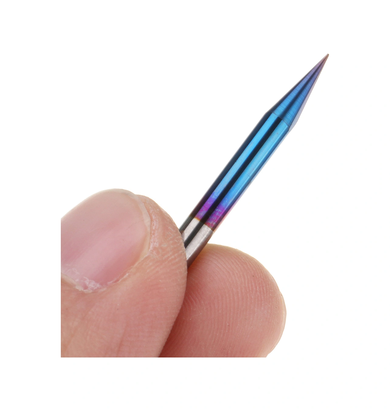 Yuntech01 10 Adet Tungsten Çelik 3.175mm V-şekilli Düz Taban Cnc Oymacılık Biti 10 /15 /20 /25 Açı, 0.1-0.4mm Kesme Çapı