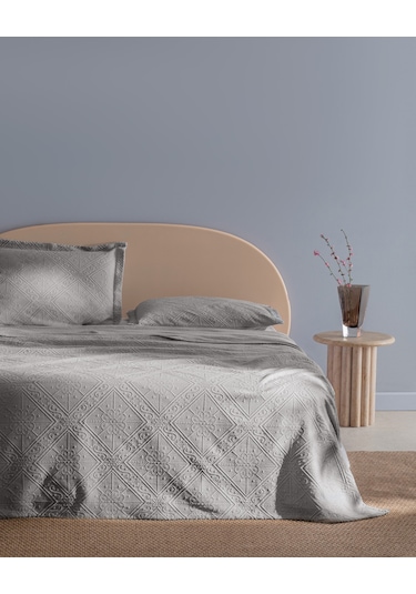 Marjolaina Çift Kişilik Yatak Örtüsü Yo0000000062 Beyaz