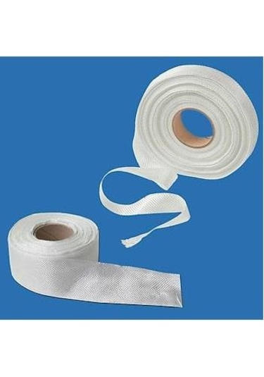 Cam Elyaf Şerit Egsoz Sargısı Yanmaz Amyant 25x2mm - 20 Metre