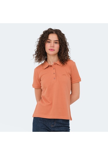Slazenger VERA I Kadın Polo Yaka Kiremit Tişört