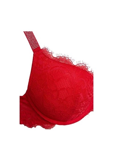 DeFacto Dantelli Dolgulu Kırmızı Bra-Fall in Love D6408AX24WNRD59