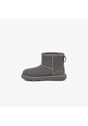 Ugg Classic Mini Çocuk Gri Bot Düz 1017715k Gri