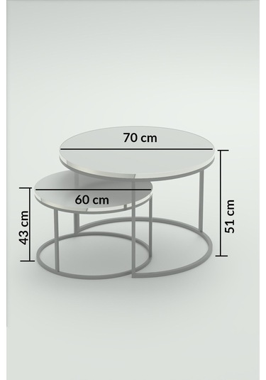 Orta Sehpa Ikili Lüx Specıal Gümüş Bendir