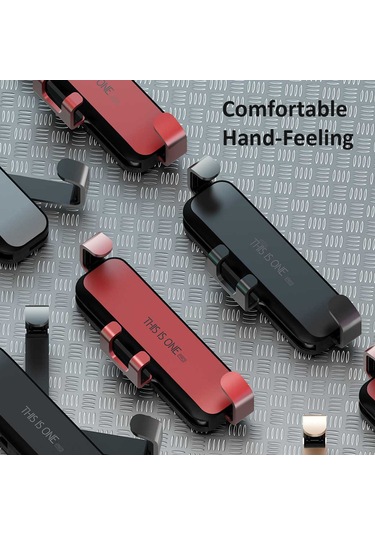 Xiyyadms Siyah Araç Telefon Tutucu - Silikon Yastık, Çok Açı Döner, 4.0-6.5 İnç Telefonlar İçin, Kaymazsız Sabit, Kolay Kurulum