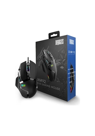 Dragos XM92 USB Kablolu RGB Gaming Optik Mouse
