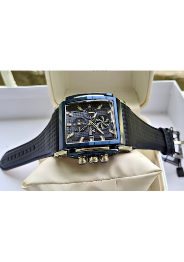 Raymond Swıss 8309 Gümüş Lacivert Erkek Kol Saati