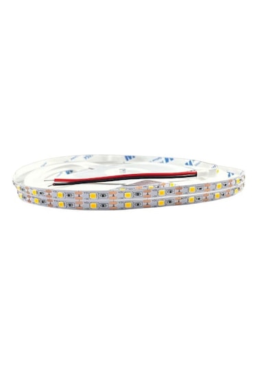 5 Volt Şerit Led 5mm 60 Ledli Amber Sarı 2835 5v Şerit Led 5m 5 Metre