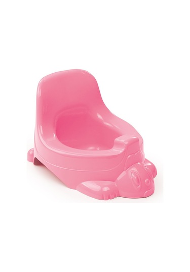 7168 Tavşan Çocuk Tuvaleti Pembe-Mavi ,Dolu Pembe