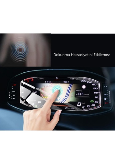 Cupra Terramar Ekran Koruyucu 10.25 İnç Dijital Gösterge ' Sadece Ekran Koruyucu