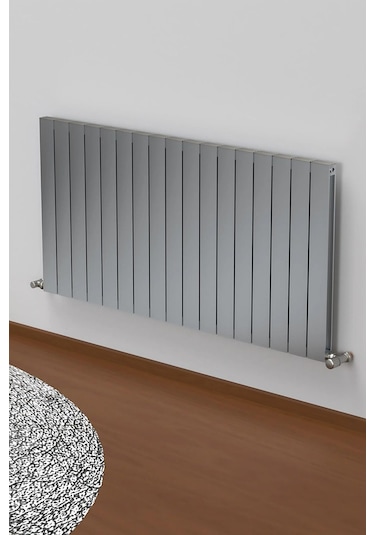 Alüminyum Radyatör 60x119 17 Dilim Mat Eloksal 0010 Gri Smyrna