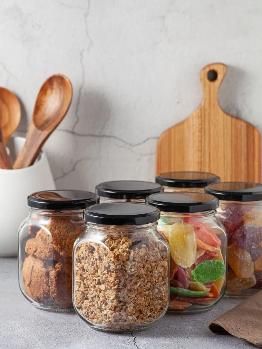 Gloria Nature Cam Kavanoz Saklama Seti 6 Parça 149602211