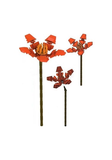 Ctoys Flower Arrangement Mini Blok Kapok Flower - Ctoy-749